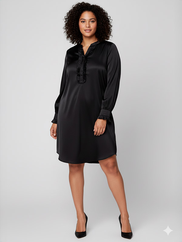 ADELEANOR - Plus Size Jurk fra Adia