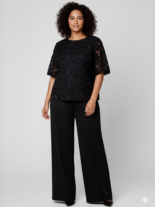 ADEMELIY - Plus Size Blouse fra Adia