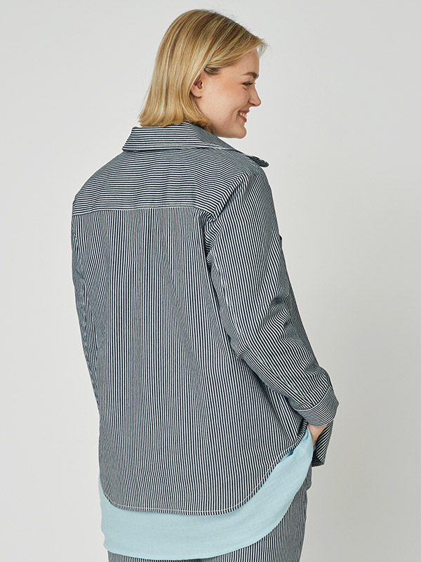 ADFENNA - Plus Size Overhemd fra Adia