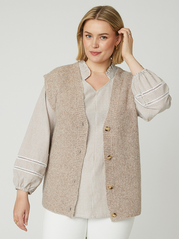 ADGAMMA - Plus Size Vest fra Adia