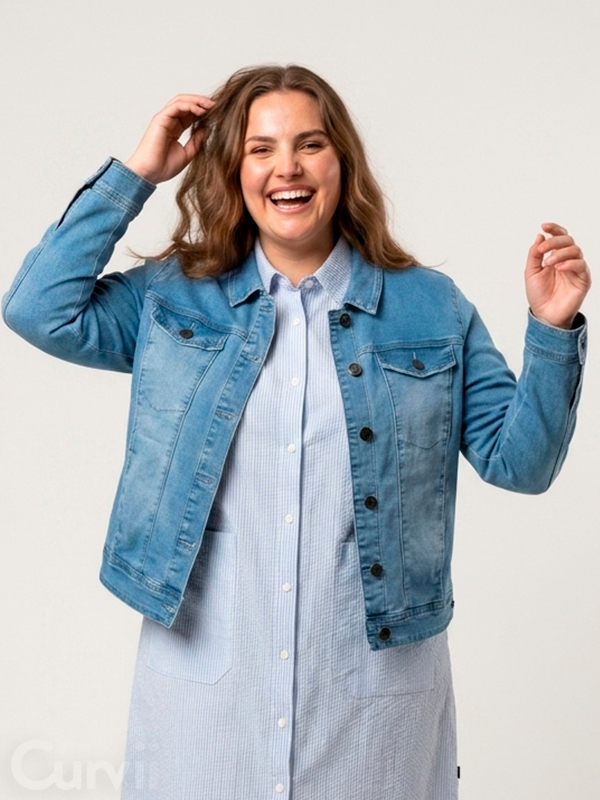ADGARDA JACKET - Plus Size Jas fra Adia