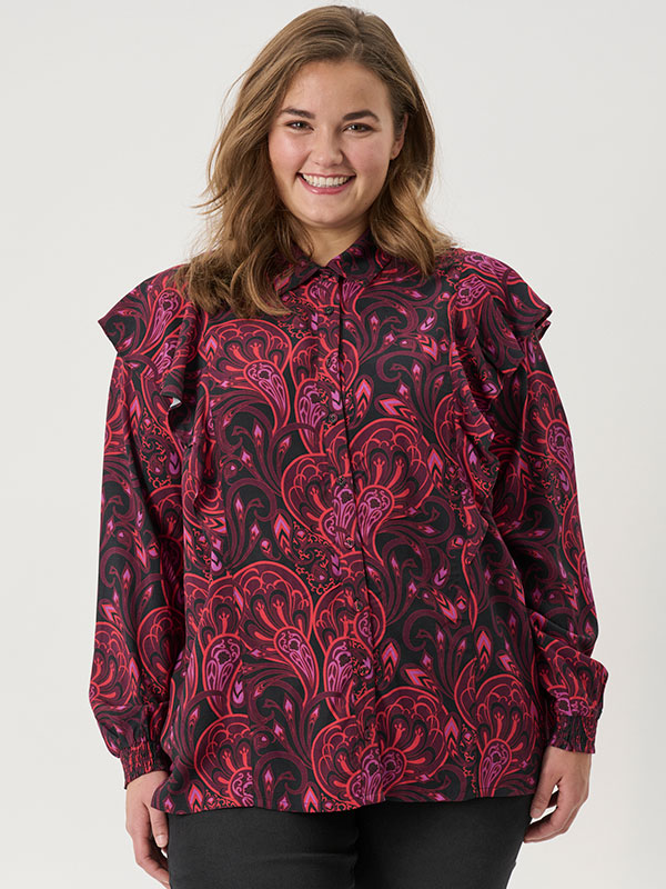 ADRIKKE - Plus Size Blouse fra Adia