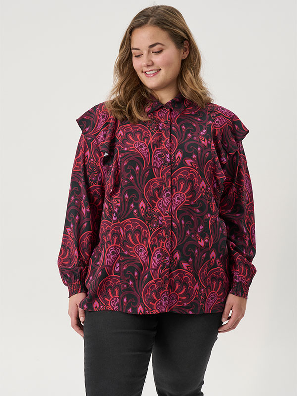 ADRIKKE - Plus Size Blouse fra Adia