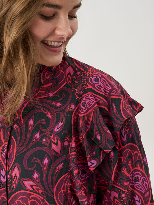 ADRIKKE - Plus Size Blouse fra Adia