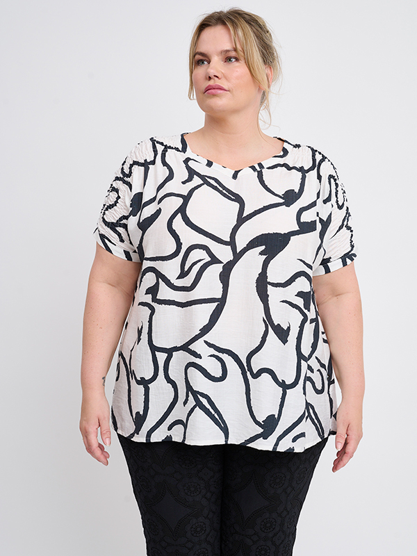 ADTULA - Plus Size Blouse fra Adia