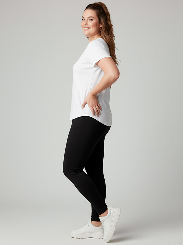 FIONA - Plus Size Legging fra Fiona