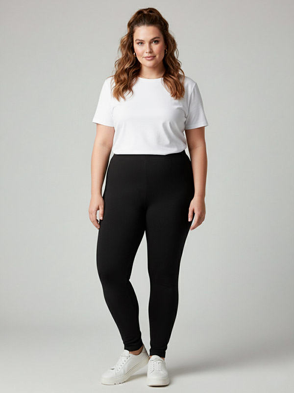 FIONA - Plus Size Legging fra Fiona