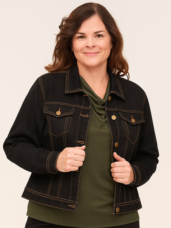 MAYA - Plus Size Jas fra Gozzip