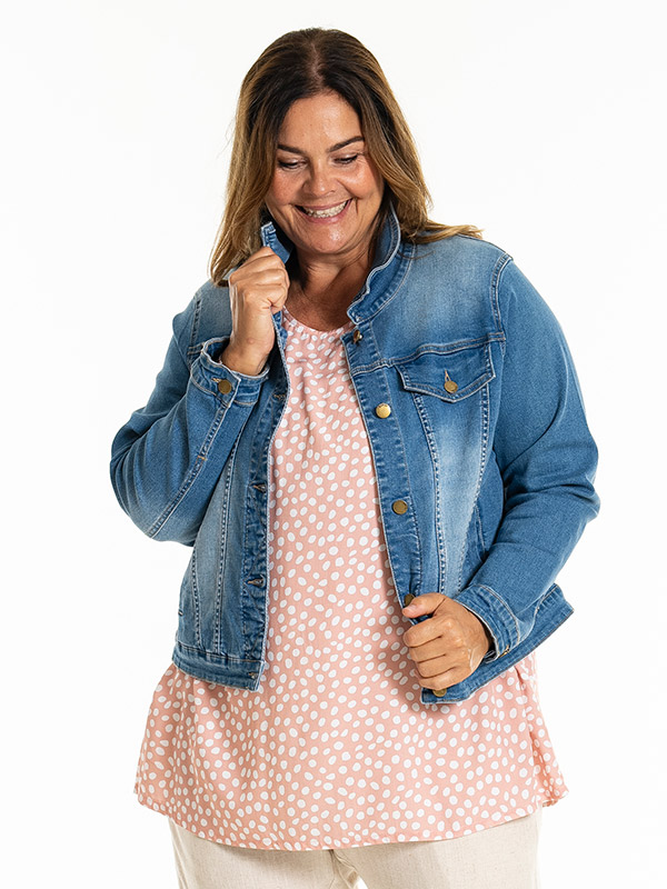 MAYA  - Plus Size Jas fra Gozzip