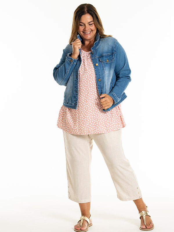 MAYA  - Plus Size Jas fra Gozzip