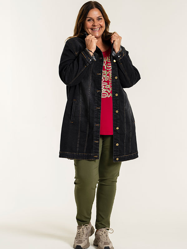 AMELA - Plus Size Jas fra Gozzip