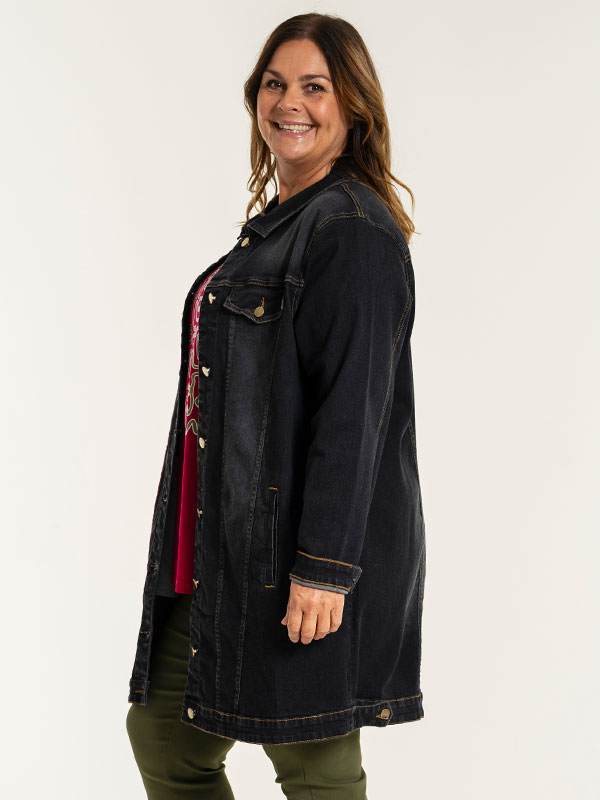 AMELA - Plus Size Jas fra Gozzip