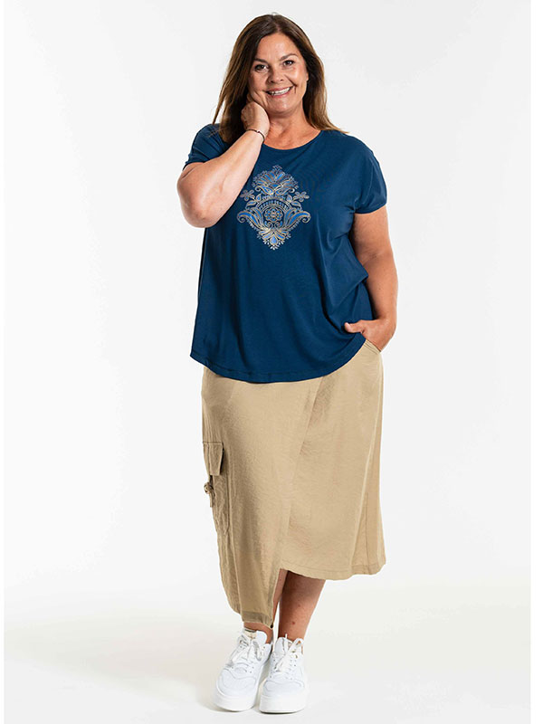 ANNSOFIE - Plus Size Skirt fra Gozzip