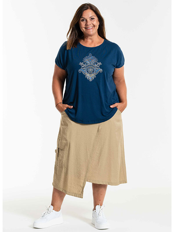 ANNSOFIE - Plus Size Skirt fra Gozzip