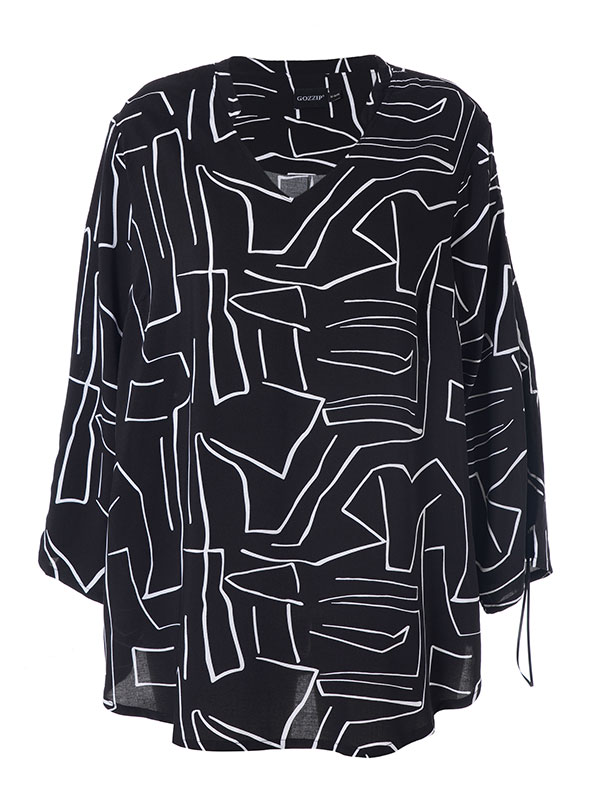 FREJA - Plus Size Blouse fra Gozzip