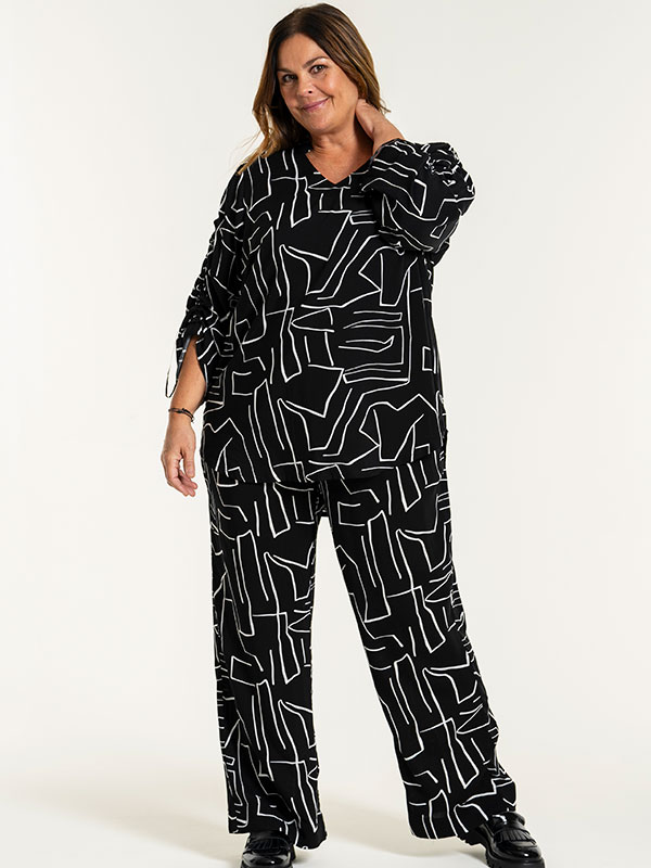 FREJA - Plus Size Blouse fra Gozzip