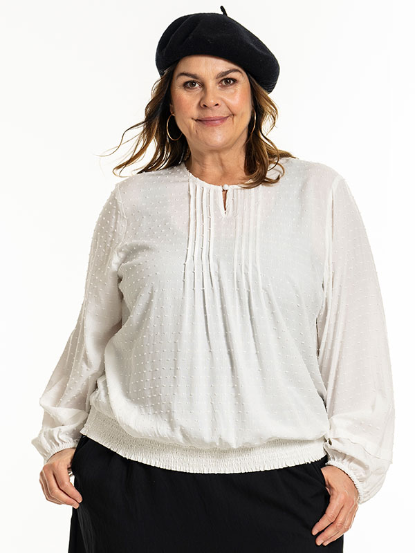 GABRIELLA - Plus Size Blouse fra Gozzip