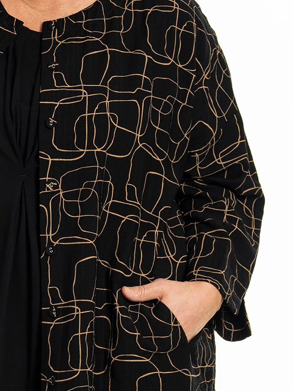 ANNBRIT - Plus Size Overhemd fra Gozzip