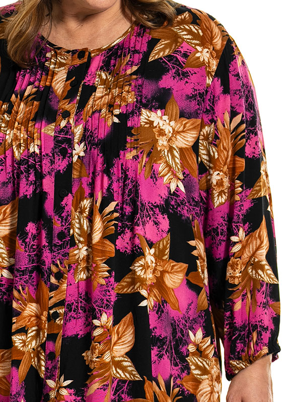 JOHANNE - Plus Size Tunic fra Gozzip