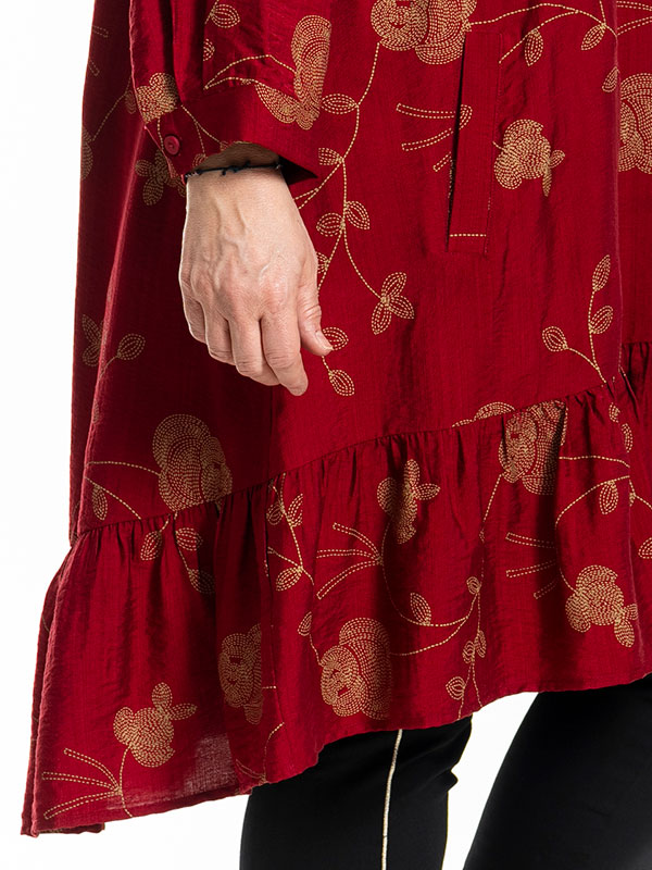 EDITH - Plus Size Tunic fra Gozzip