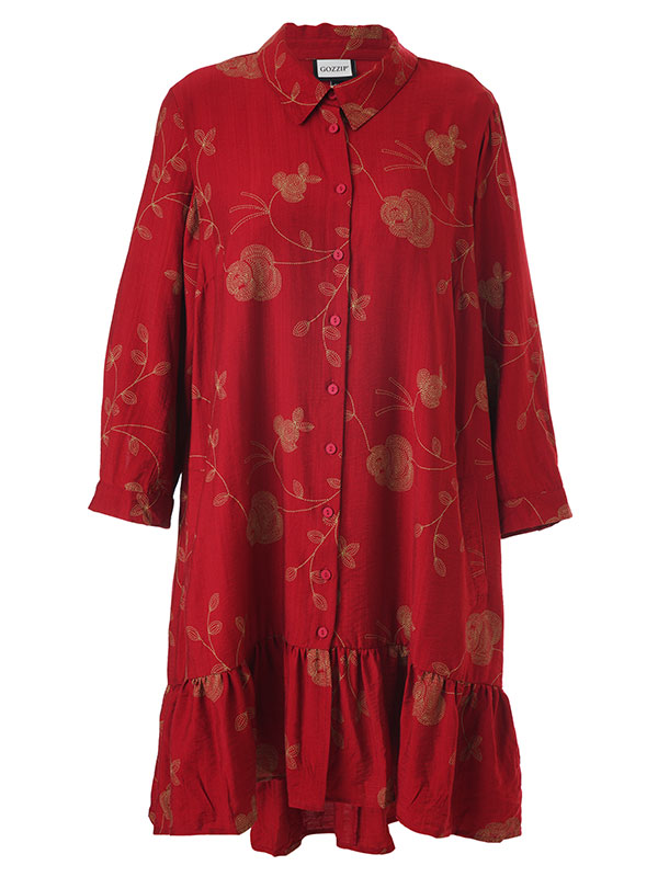 EDITH - Plus Size Tunic fra Gozzip