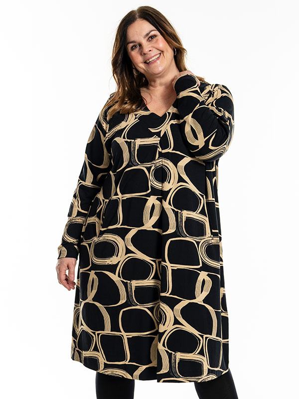 GINA - Plus Size Tunic fra Gozzip
