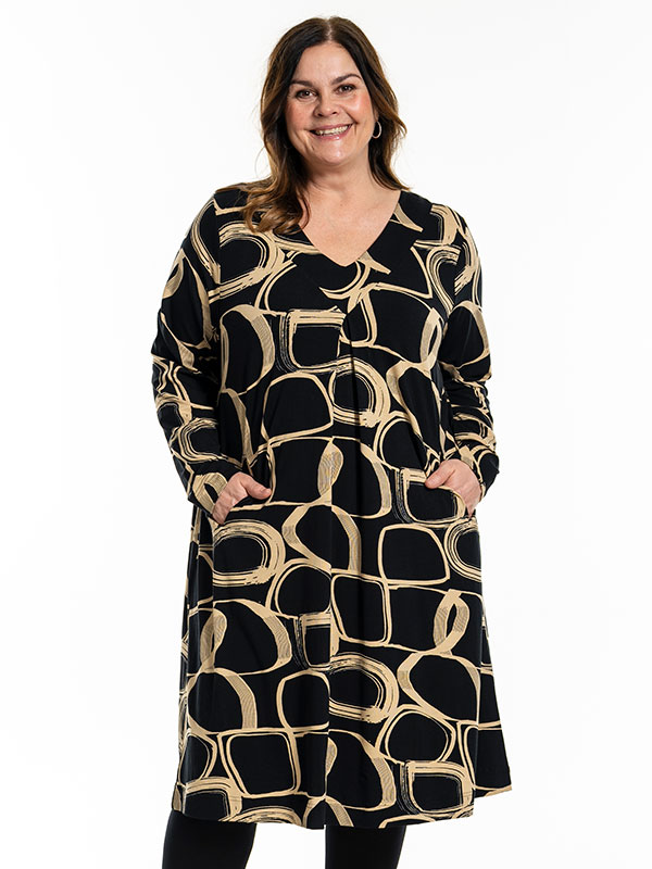 GINA - Plus Size Tunic fra Gozzip