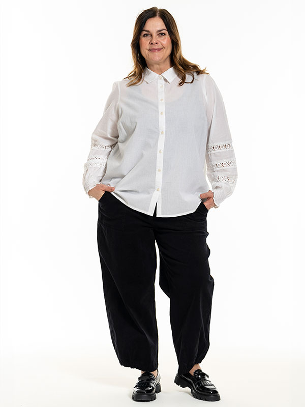 HELIN - Plus Size Overhemd fra Gozzip