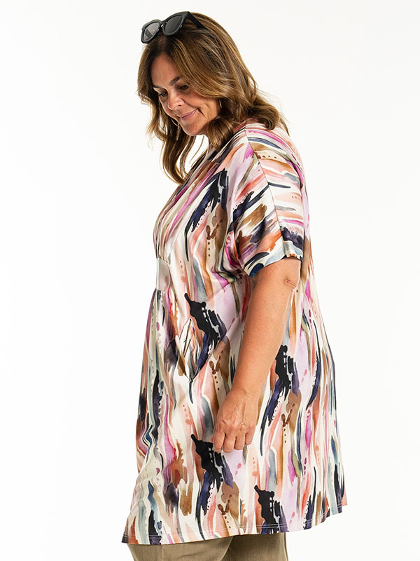 BELINA - Plus Size Jurk fra Gozzip