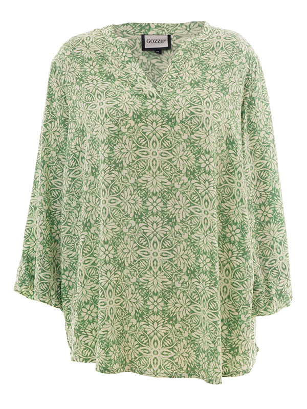 BILLIE - Plus Size Blouse fra Gozzip