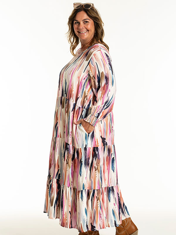 SUSSIE - Plus Size Jurk fra Gozzip
