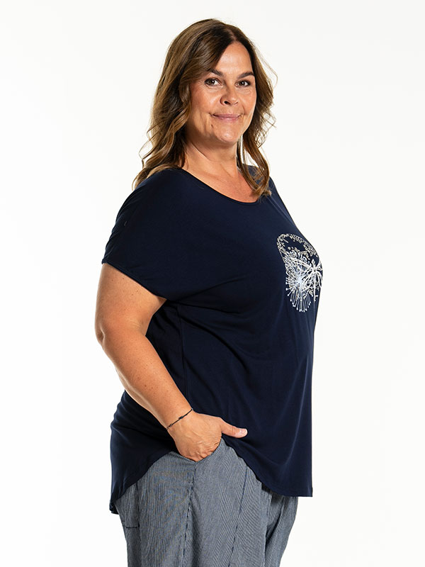 GITTE - Plus Size T-shirt fra Gozzip
