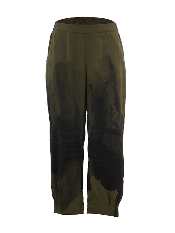 ILA - Plus Size Broek fra Gozzip Black