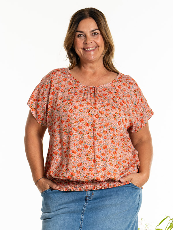 ELISE - Plus Size Blouse fra Gozzip