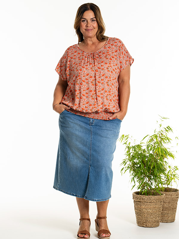 ELISE - Plus Size Blouse fra Gozzip