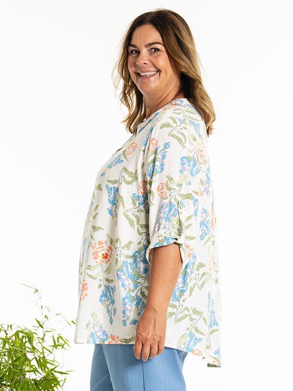 BILLIE - Plus Size Blouse fra Gozzip