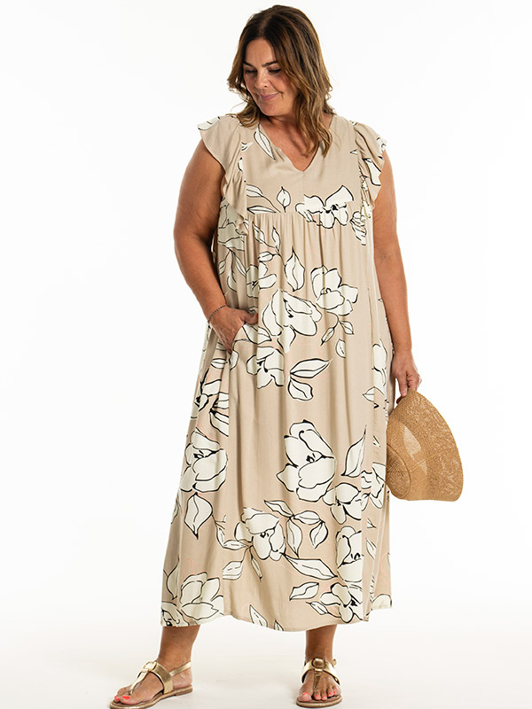KATHLEEN - Plus Size Jurk fra Gozzip