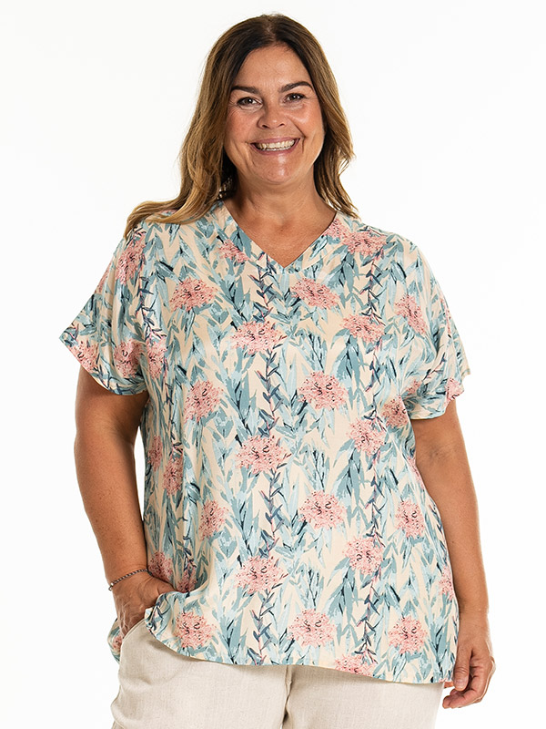 KATHLIN - Plus Size Blouse fra Gozzip