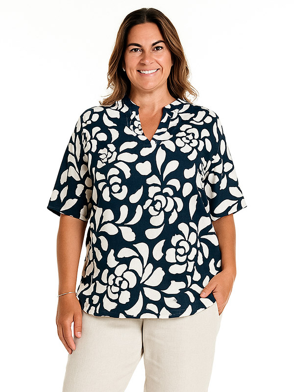 KATHJA - Plus Size Blouse fra Gozzip