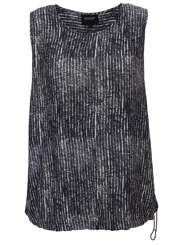 LORENA - Plus Size Top fra Gozzip Black