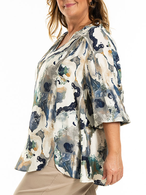 MALINA - Plus Size Blouse fra Gozzip