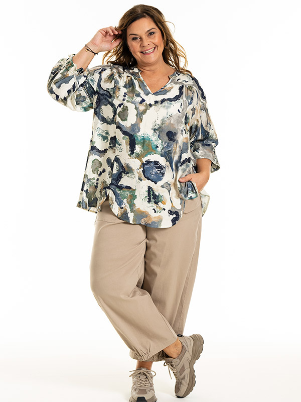 MALINA - Plus Size Blouse fra Gozzip