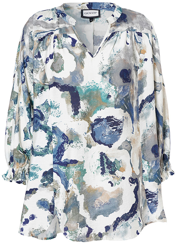 MALINA - Plus Size Blouse fra Gozzip