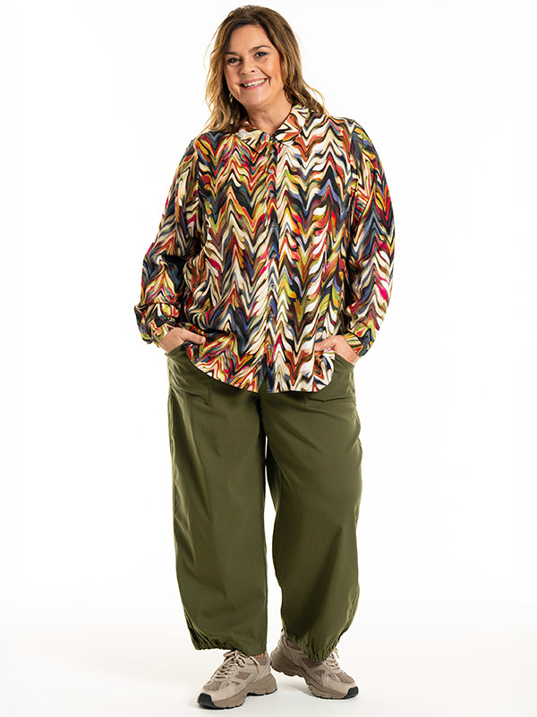 KARINA - Plus Size Overhemd fra Gozzip