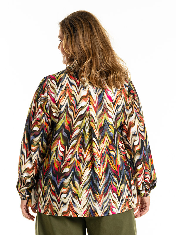 KARINA - Plus Size Overhemd fra Gozzip