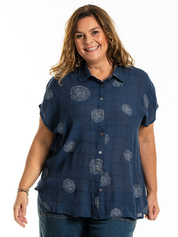 KAISA - Plus Size Overhemd fra Gozzip
