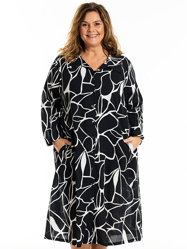 MILLA - Plus Size Jurk fra Gozzip