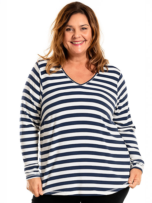 GITTE - Plus Size Blouse fra Gozzip