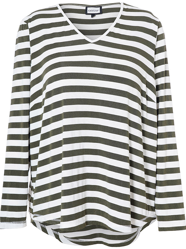GITTE - Plus Size Blouse fra Gozzip