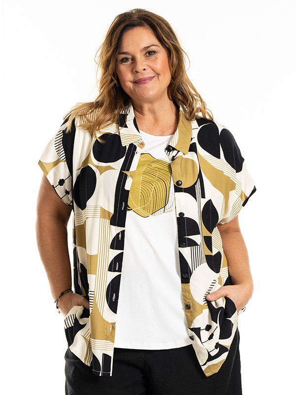 KAISA - Plus Size Overhemd fra Gozzip